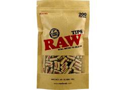 RAW Prerolled Tips Bag - Προτυλιγμένες Τζιβάνες Σε Σακουλάκι 200 τεμ.