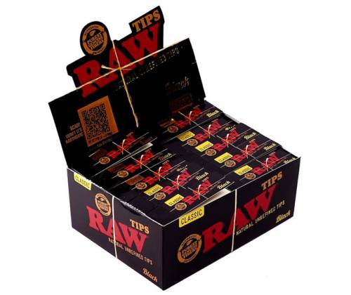 RAW Tips Black Τζιβάνα Μαύρη - Aκατέργαστη - Τιμή: 0,22€
