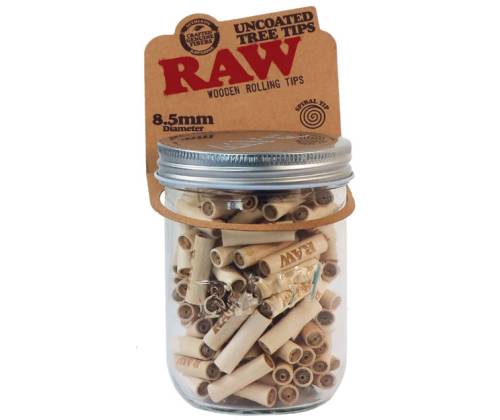 RAW Ξύλινη Τζιβάνα Ακατέργαστη Uncoated Tree Tips - 85mm - Τιμή: 59,00€