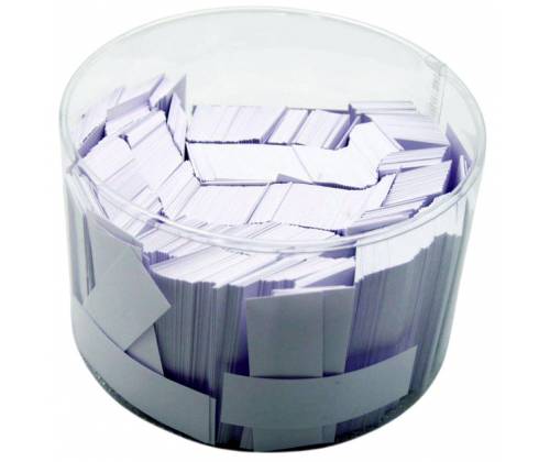 Τζιβάνες Tips Λευκή Φαρδιά Απλή 20x60mm - Box 2500τεμ - Τιμή: 8,70€