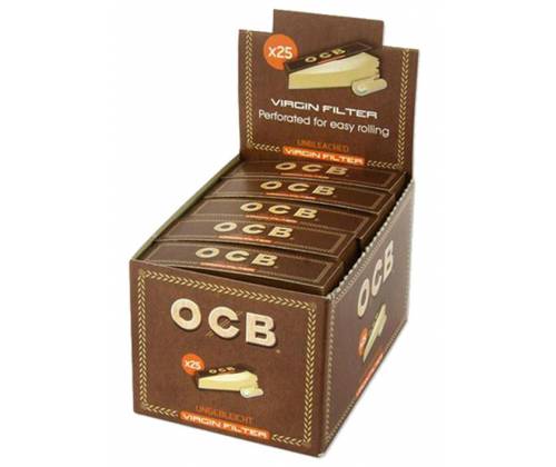 OCB Τζιβάνα Ακατέργαστη Unbleached 25 τεμ. - Τιμή: 6,75€
