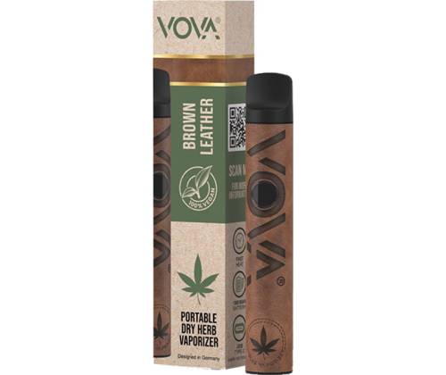 Vova Dab Pen - Vaporizer 1000mAh - Καφέ Δέρμα (for Herbs) - Τιμή: 35,00€
