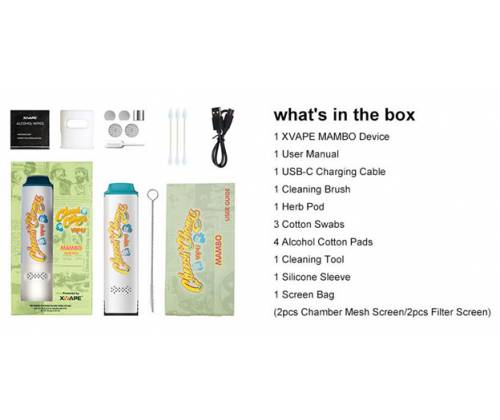 XVape - Vaporizer Cheeck & Chong's Mambo - Λευκό (for Herbs) - Τιμή: 67,90€