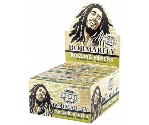 Bob MarLey Χαρτάκια Organic Hemp - King Size 50τεμ. - Τιμή: 37,50€