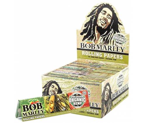 Bob MarLey Χαρτάκια Organic Hemp - King Size 50τεμ. - Τιμή: 37,50€