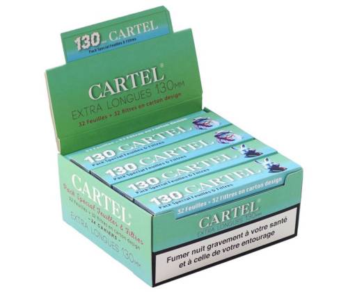 Cartel Χαρτάκια Special Pack - King Size Slim Extra Long 130mm & Τζιβάνες - Τιμή: 0,99€
