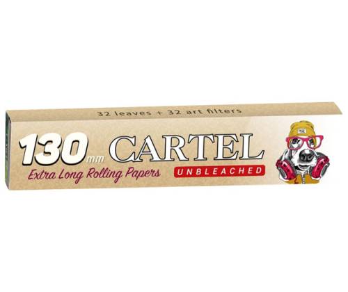 Cartel Χαρτάκια Special Pack Ακατέργαστο - King Size Slim Unbleached Extra Long 130mm & Τζιβάνες - 24τεμ. - Τιμή: 23,40€