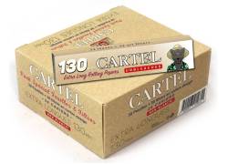 Cartel Χαρτάκια Special Pack Ακατέργαστο - King Size Slim Unbleached Extra Long 130mm & Τζιβάνες - 24τεμ.