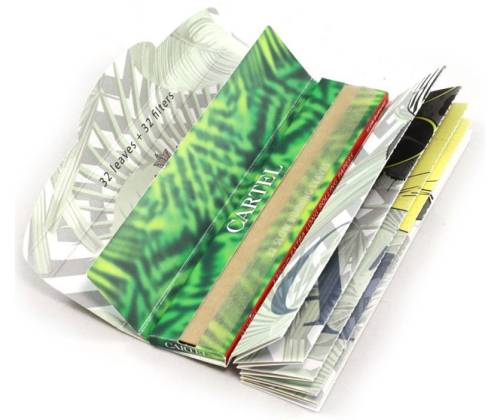 Cartel Χαρτάκια Special Pack Ακατέργαστο - King Size Slim Unbleached Extra Long 130mm & Τζιβάνες - 24τεμ. - Τιμή: 23,40€