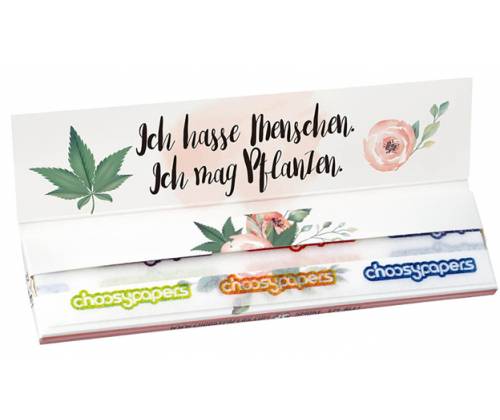 Choosypapers Rolling Papers King Size Slim 32f. - Love and Hate -  Price: 1,35€