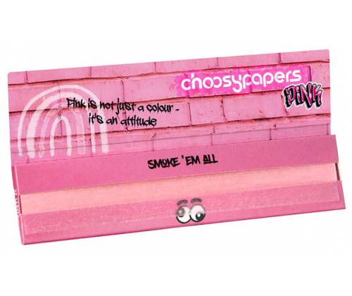 Choosypapers Χαρτάκια King Size Slim 32φ. - Pink Graffiti - Τιμή: 1,35€