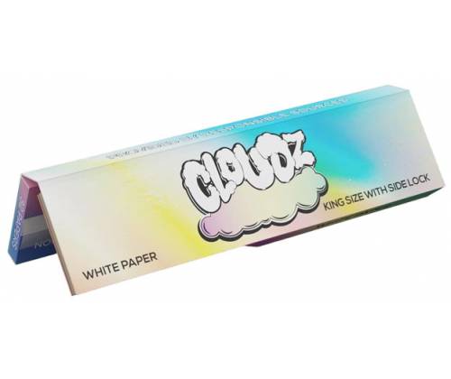 Cloudz Χαρτάκια Premium White - King Size Slim με Τζιβάνα 32φ. -  Price: 1,70€