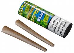 Πουρόφυλλα Cyclones Hemp Cones Γεύση BLUEBERRY με Χάρτινη Τζιβάνα