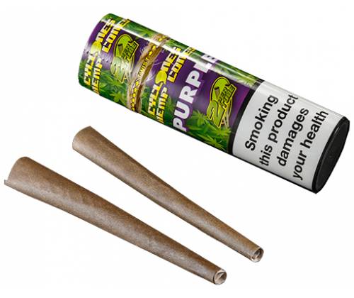 Πουρόφυλλα Cyclones Hemp Cones Γεύση PURPLE (Σταφύλι) με Χάρτινη Τζιβάνα - Τιμή: 0,95€