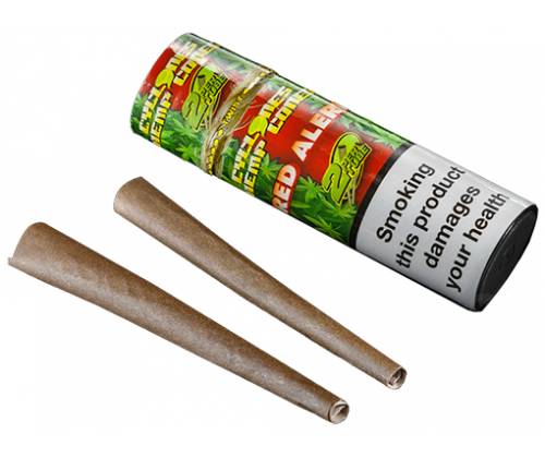 Πουρόφυλλα Cyclones Hemp Cones Γεύση RED ALERT Φράουλα με Χάρτινη Τζιβάνα - Τιμή: 0,95€