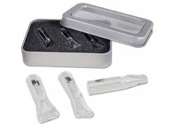 BL Σετ Γυάλινες Τζιβάνες 3 τεμ. - Μέγεθος 8mm με Πεπλατυσμένο Επιστόμιο