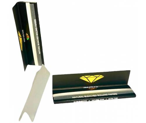 Diamond Leaf Χαρτάκι Premium Λευκό - King Size Slim 33φ - Τιμή: 0,85€