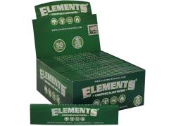 Elements Χαρτάκια - King Size Slim Green 32φ. - 50τεμ.