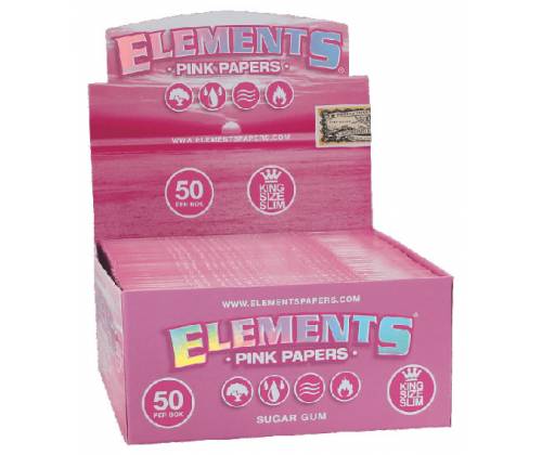 Elements Χαρτάκια Pink - KS 32φ. 50τεμ. - Τιμή: 0,49€
