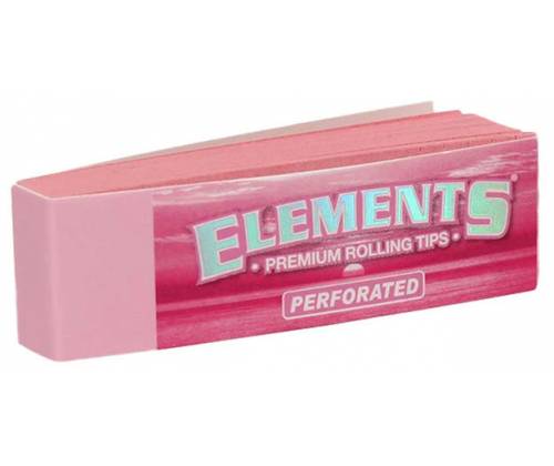 Elements Tips Perforated Τζιβάνα - Ροζ Σπαστή 50τεμ. - Τιμή: 9,80€