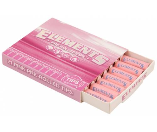 Elements Tips Pre-Rolled Τζιβάνα Pink - Προτυλιγμένη 20τεμ. - Τιμή: 11,90€
