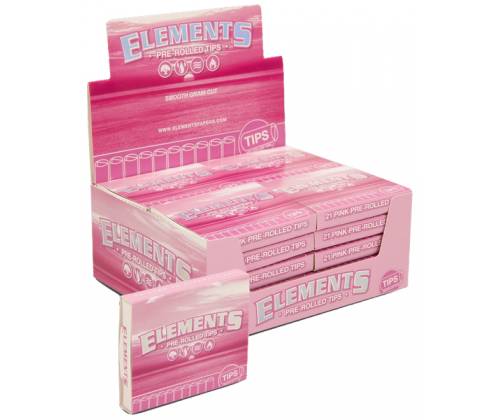 Elements Tips Pre-Rolled Τζιβάνα Pink - Προτυλιγμένη 20τεμ. - Τιμή: 11,90€