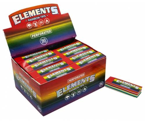 Elements Tips Perforated Τζιβάνα - Raibow Σπαστή - Τιμή: 0,20€