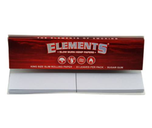 Elements Χαρτάκια - Connoisseur Hemp - King Size Slim με Τζιβάνες 24τεμ. - Τιμή: 18,40€