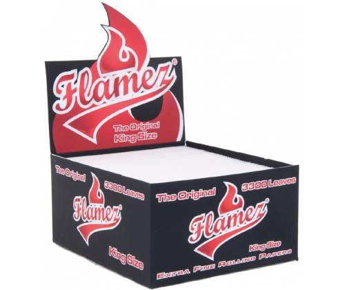 Flamez Rolling Papers The Original Black King Size - 3300f. -  Price: 34,50€