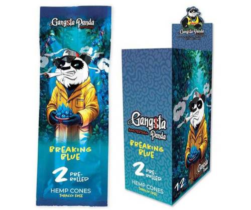 Gangsta Panda Blunt Wraps Cigars - Blueberry 2pcs. -  Price: 1,50€