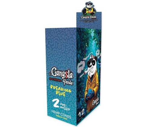 Gangsta Panda Blunt Wraps Cigars - Blueberry 2pcs. -  Price: 1,50€