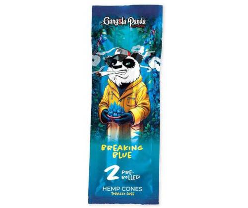 Gangsta Panda Blunt Wraps Cigars - Blueberry 2pcs. -  Price: 1,50€