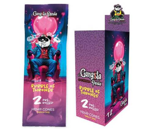 Gangsta Panda Blunt Wraps Πουρόφυλλα - Bubblegum 2φ. - Τιμή: 1,50€