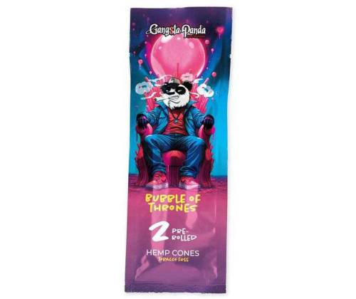 Gangsta Panda Blunt Wraps Πουρόφυλλα - Bubblegum 2φ. - Τιμή: 1,50€