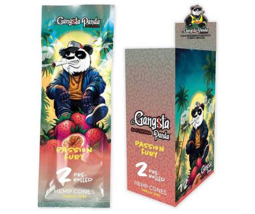 Gangsta Panda Blunt Wraps Πουρόφυλλα - Passion Fruit 2φ. - Τιμή: 1,50€