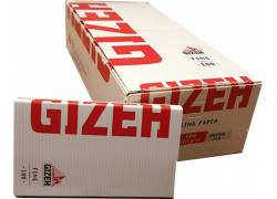 GIZEH Χαρτάκια Fine Double - Κόκκινο με Μαγνήτη 20τεμ.