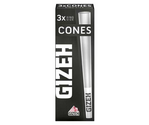 Gizeh Cone Κώνος Black - King Size 3τεμ. - Τιμή: 1,60€