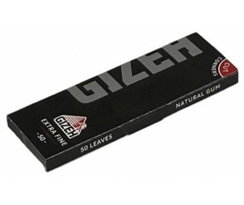 GIZEH Χαρτάκια Black Extra Fine - Μαύρο 50φ. - Τιμή: 0,23€