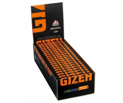 GIZEH Χαρτάκια Original Double - Μαύρο με Μαγνήτη - Τιμή: 0,95€
