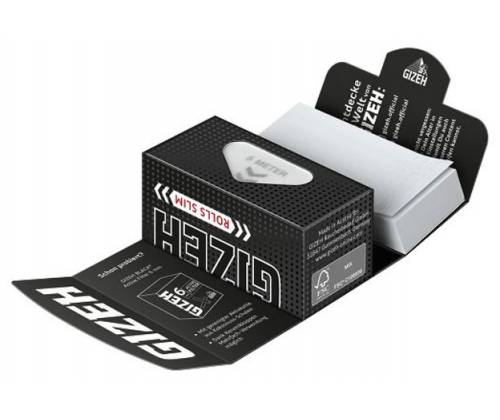 Gizeh Rolls Ρολό Extra Fine Black + Tips - 5 Μέτρα - Τιμή: 1,80€