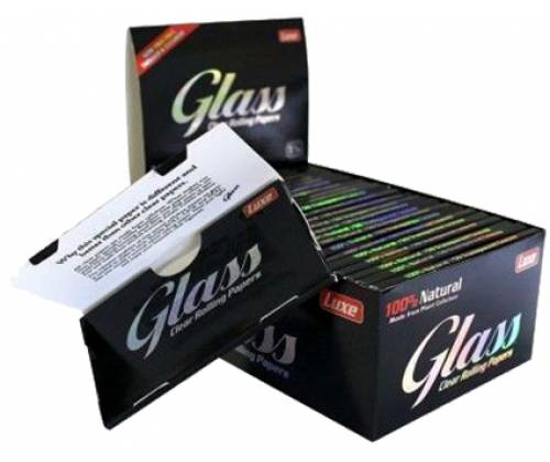 Glass Clear Χαρτάκια - Διάφανο - 1¼ 24τεμ. - Τιμή: 14,40€