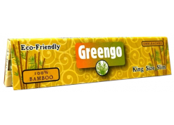 Greengo Rolling Papers - Bamboo King Size Slim Unbleached