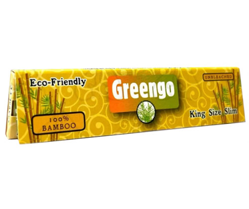 Greengo Χαρτάκια - Bamboo King Size Slim Unbleached 50τεμ. - Τιμή: 42,00€