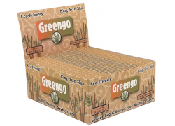 Greengo Rolling Papers - Bamboo King Size Slim Unbleached 50pcs.