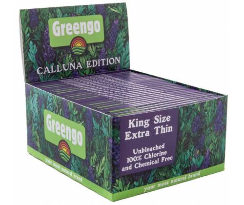 Greengo Χαρτάκια Calluna Edition - King Size Slim 33φ. - Τιμή: 0,90€