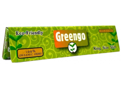 Greengo Rolling Papers - Organic Hemp King Size Slim Unbleached
