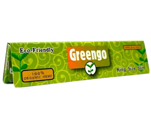 Greengo Χαρτάκια - Organic Hemp King Size Slim Unbleached 50τεμ. - Τιμή: 42,00€