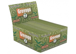 Greengo Rolling Papers - Organic Hemp King Size Slim Unbleached 50pcs.