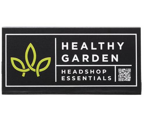 Healthy Garden Χαρτάκια - Black & White - King Size Slim με Μαύρες Τζιβάνες 32φ. - Τιμή: 2,60€