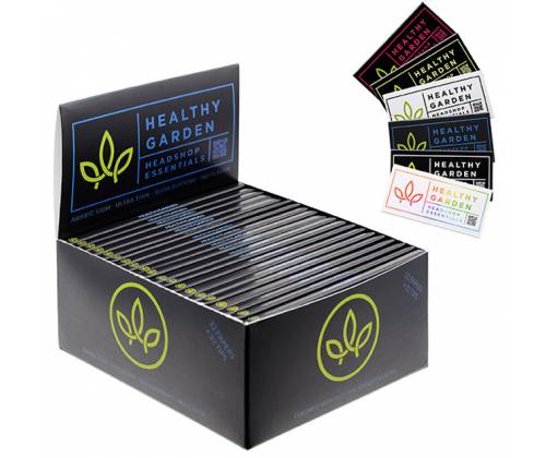 Healthy Garden Χαρτάκια - Blue - King Size Slim με Μπλε Τζιβάνες 32φ. - Τιμή: 2,60€